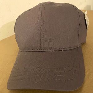 Brown Baseball style cap. One size, Adjustable snap back.